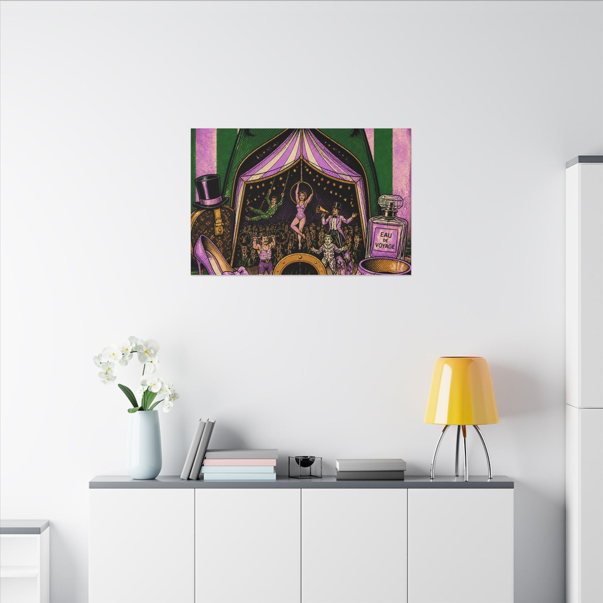 Handbag Big Top Wall Art Canvas 16×20 Pop Art Living Room Decor Maximalist Print