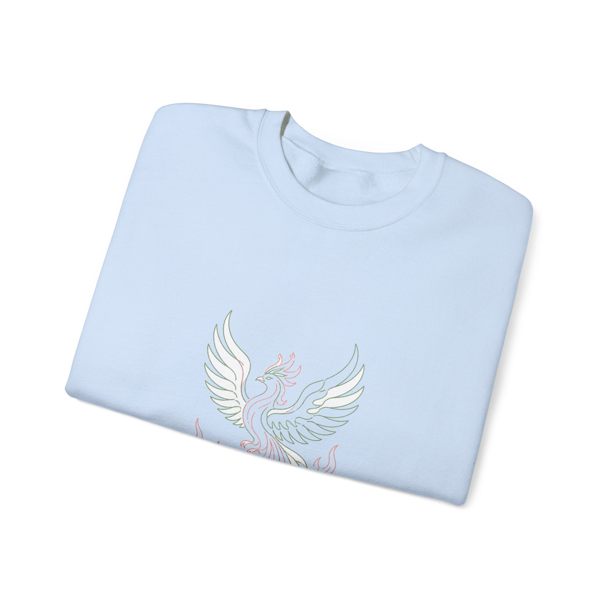 Matching Couple Sweatshirt - Dragon & Phoenix Matching Couple Premium Fleece Sweatshirt Minimalist Art His Hers Christmas Gift - Design B