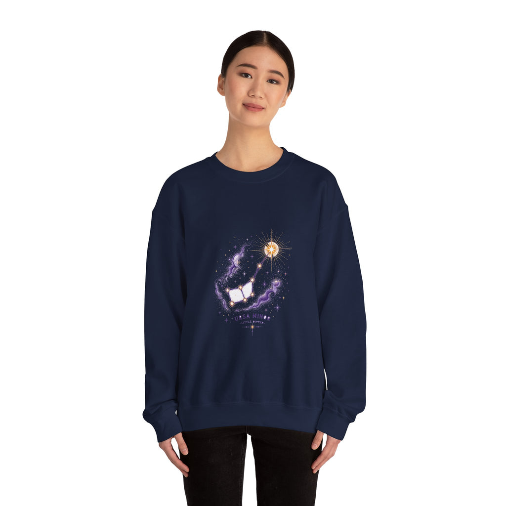 Matching Couple Sweatshirt - Big & Little Dipper Matching Couple Crewneck Sweatshirt Hand-Drawn Art His Hers Best Friend Gift - Design B
