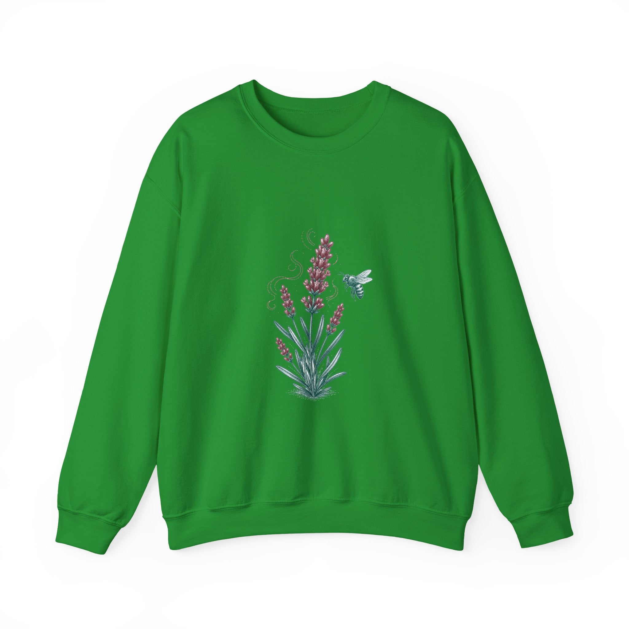 Matching Couple Sweatshirt - Lavender & Thistle Matching Couple Comfort Colors Crew Hand-Drawn Art His Hers Anniversary Gift - Design A