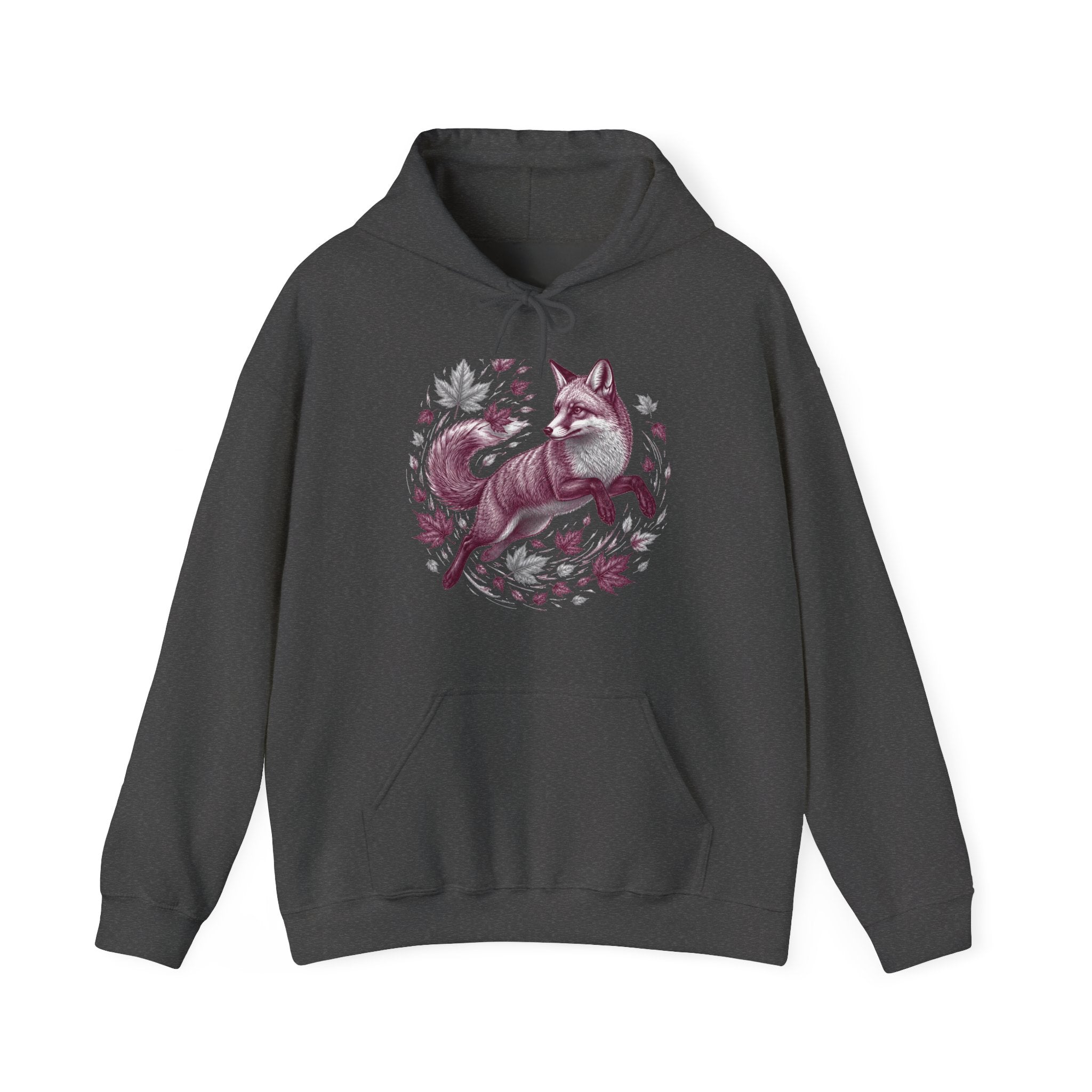 Matching Couple Sweatshirt - Fox & Rabbit Matching Couple Hooded Sweatshirt Vintage Art His Hers Wedding Gift - Design A