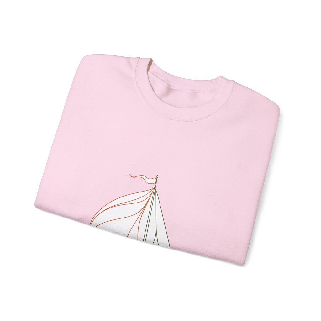 Matching Couple Sweatshirt - Anchor & Sail Matching Couple Crewneck Sweatshirt Minimalist Art His Hers Valentine Gift - Design B