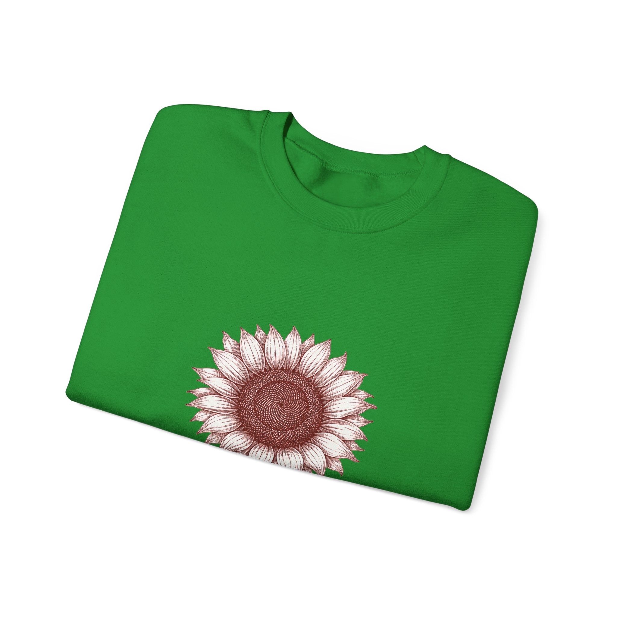 Matching Couple Sweatshirt - Sunflower & Moonflower Matching Couple Premium Fleece Sweatshirt Vintage Art His Hers Honeymoon Gift - Design A