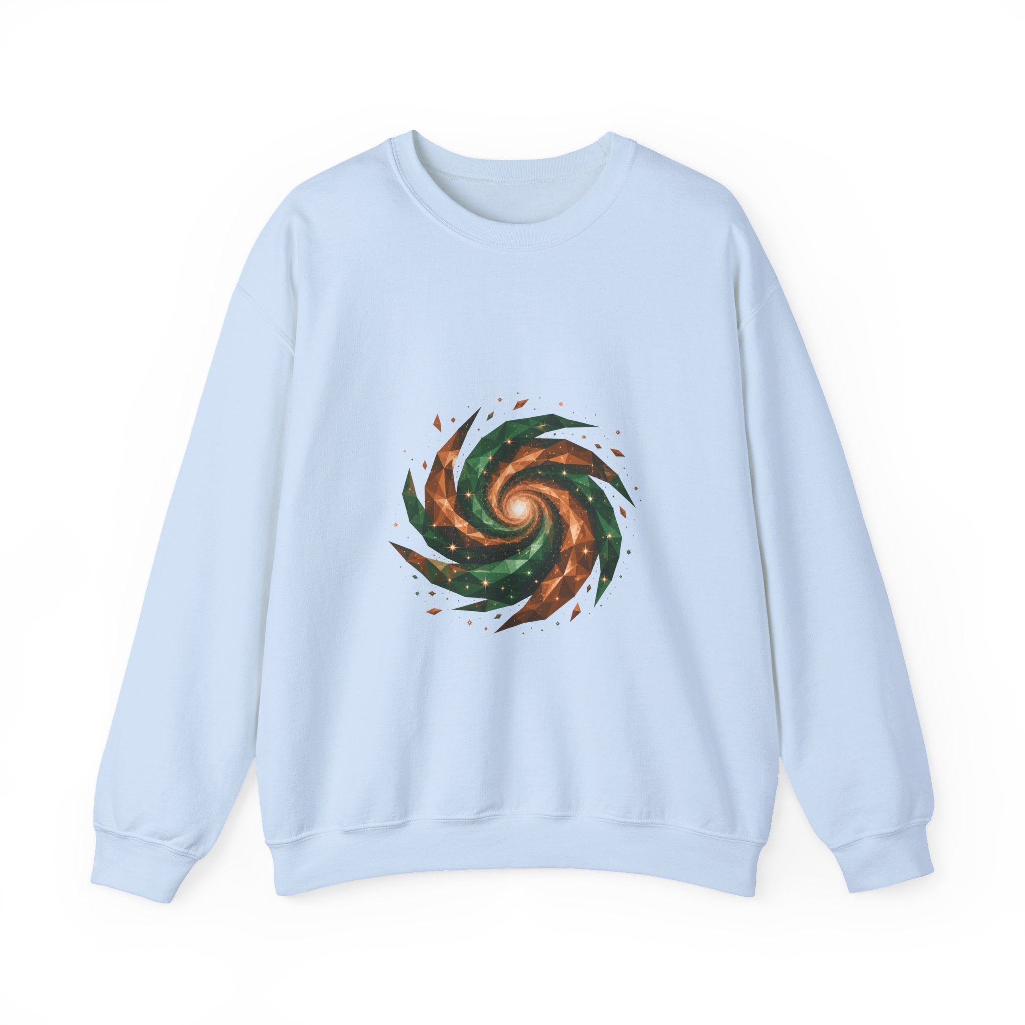 Matching Couple Sweatshirt - Galaxy & Supernova Matching Couple Crewneck Sweatshirt Geometric Art His Hers Couple Gift - Design A