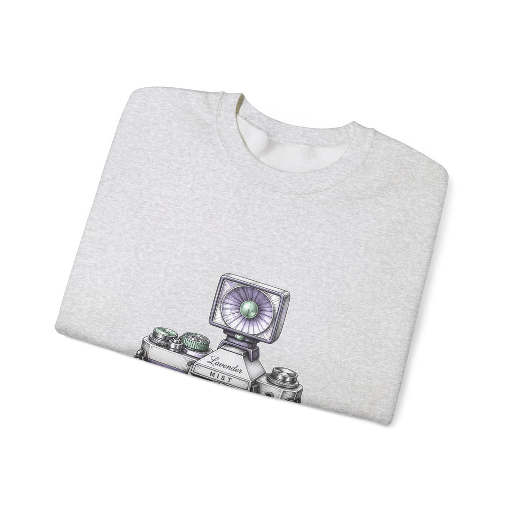 Matching Couple Sweatshirt - Camera & Film Matching Couple Comfort Colors Crew Hand-Drawn Art His Hers Anniversary Gift - Design A