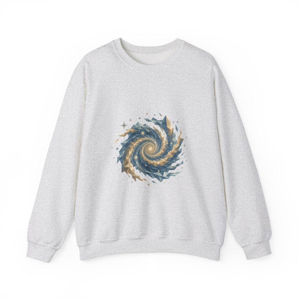 Matching Couple Sweatshirt - Galaxy & Supernova Matching Couple Premium Fleece Sweatshirt Geometric Art His Hers Love Gift - Design A
