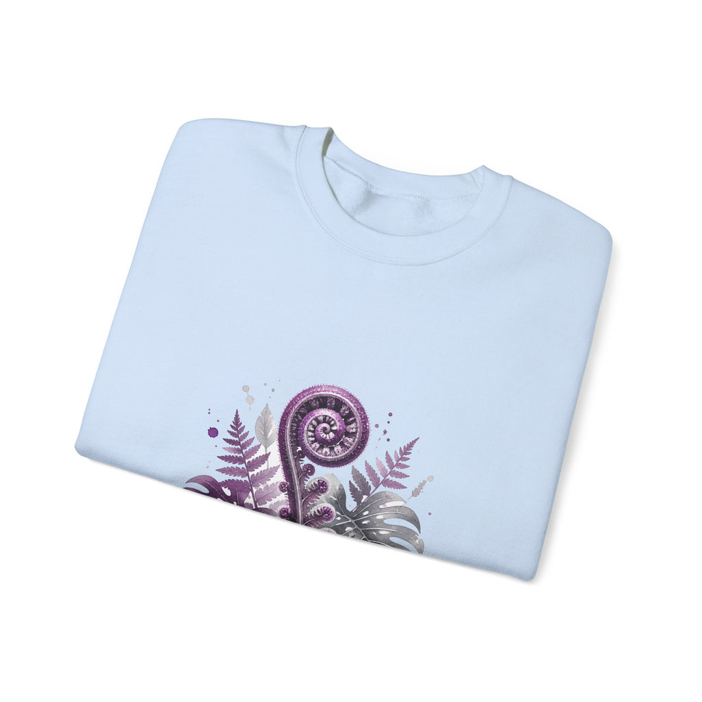 Matching Couple Sweatshirt - Desert & Rainforest Matching Couple Comfort Colors Crew Watercolor Art His Hers Birthday Gift - Design B