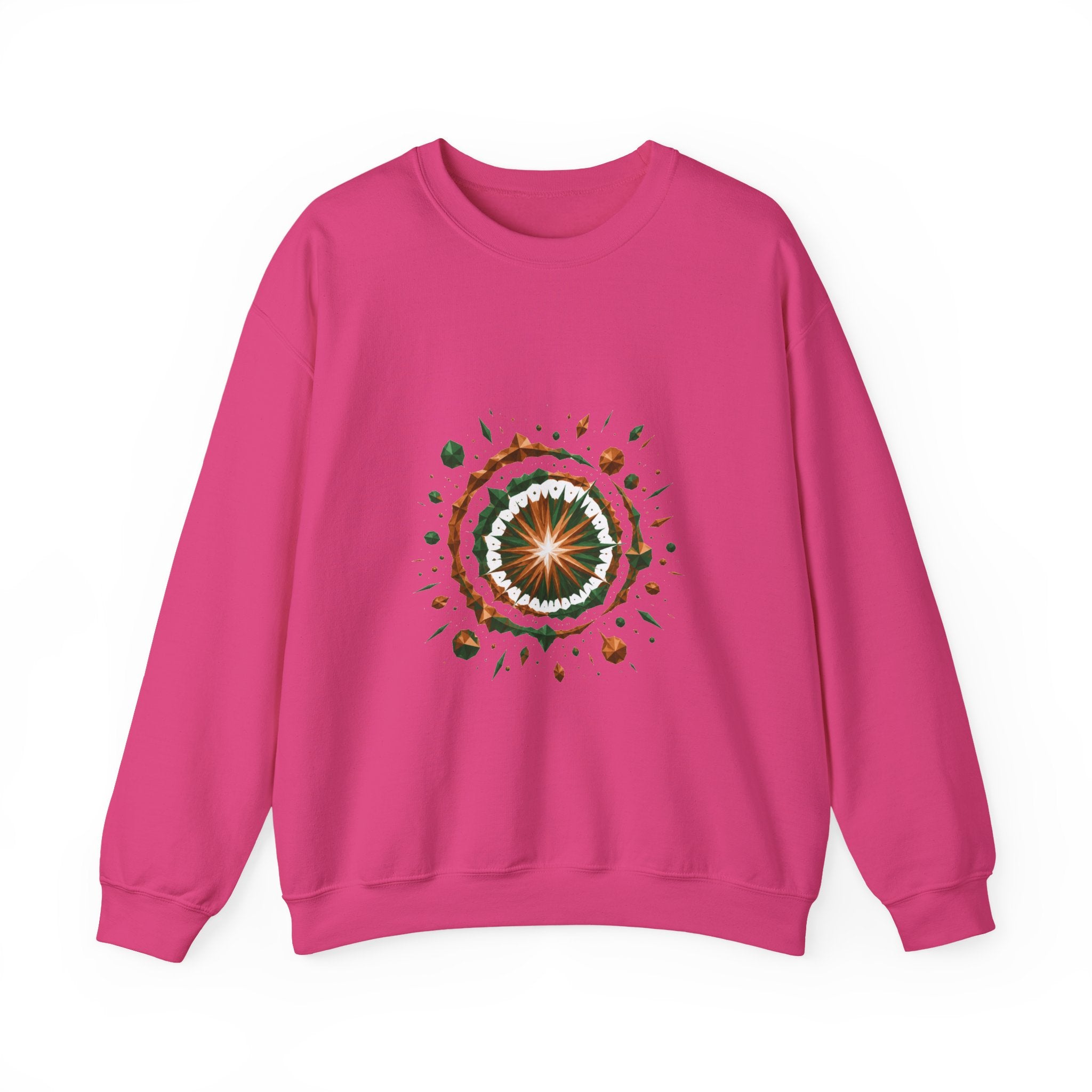 Matching Couple Sweatshirt - Galaxy & Supernova Matching Couple Crewneck Sweatshirt Geometric Art His Hers Couple Gift - Design B