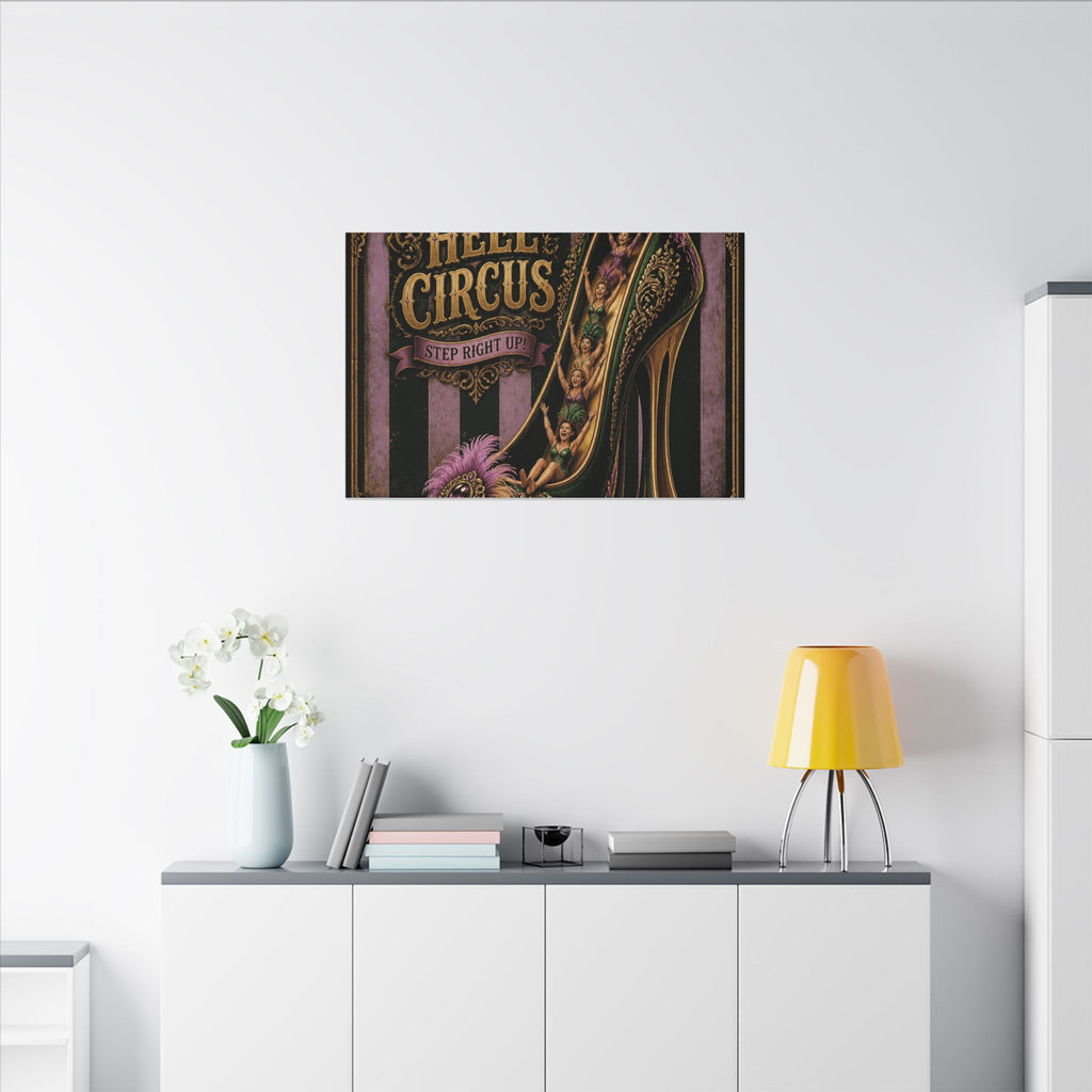 High Heel Slide Wall Art Canvas 24×36 Baroque Studio Decor Maximalist Print