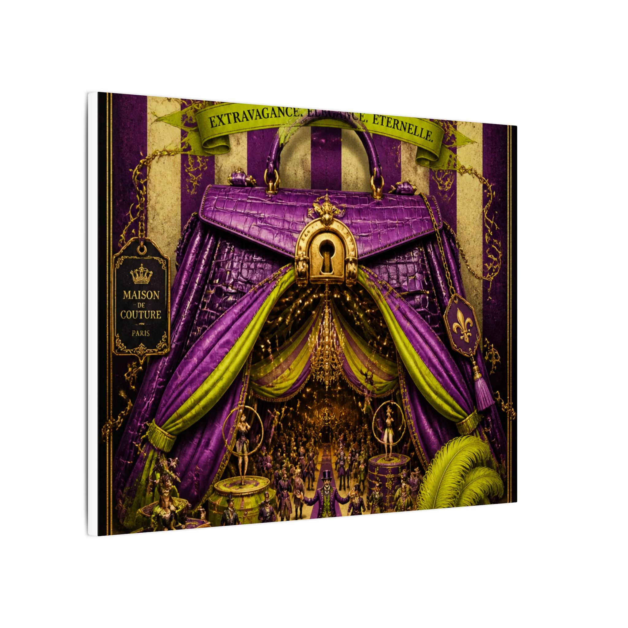 Handbag Big Top Wall Art Canvas 16×20 Baroque Home Office Decor Maximalist Print