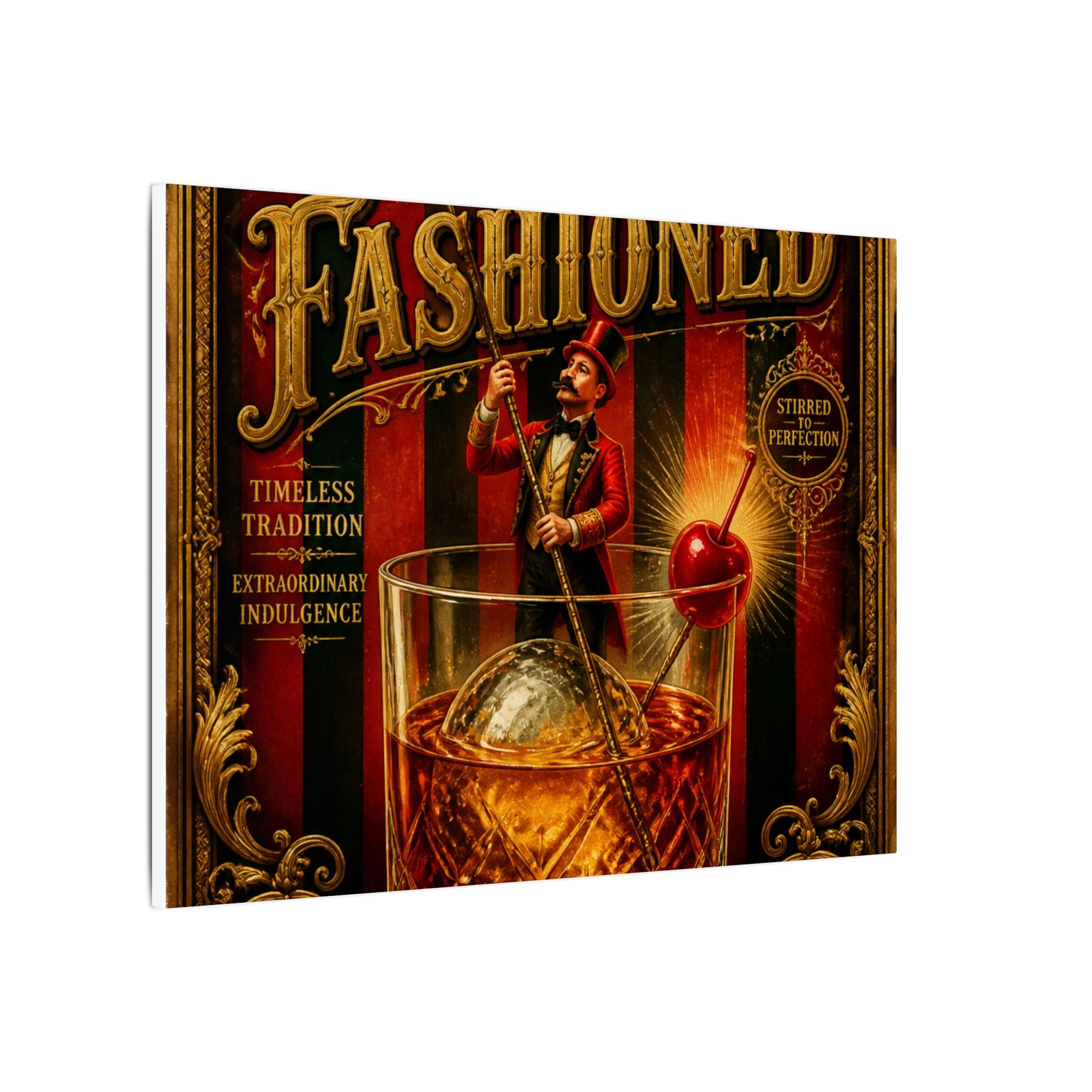 Old Fashioned Ringmaster Wall Art Canvas 16×20 Baroque Home Office Decor Maximalist Print
