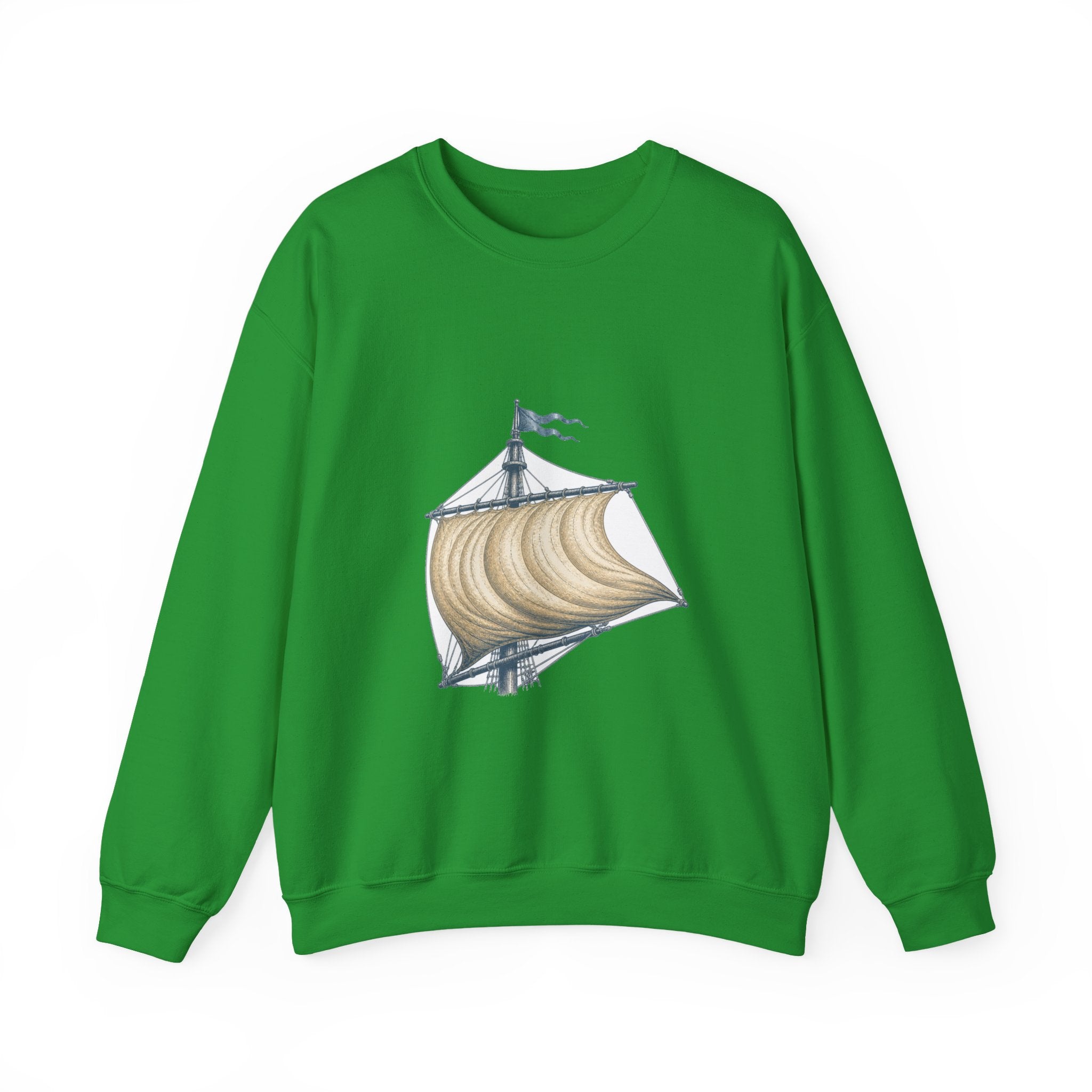 Matching Couple Sweatshirt - Anchor & Sail Matching Couple Premium Fleece Sweatshirt Vintage Art His Hers Honeymoon Gift - Design B