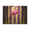 Flamingo Tightrope Wall Art Canvas 16×20 Baroque Home Office Decor Maximalist Print