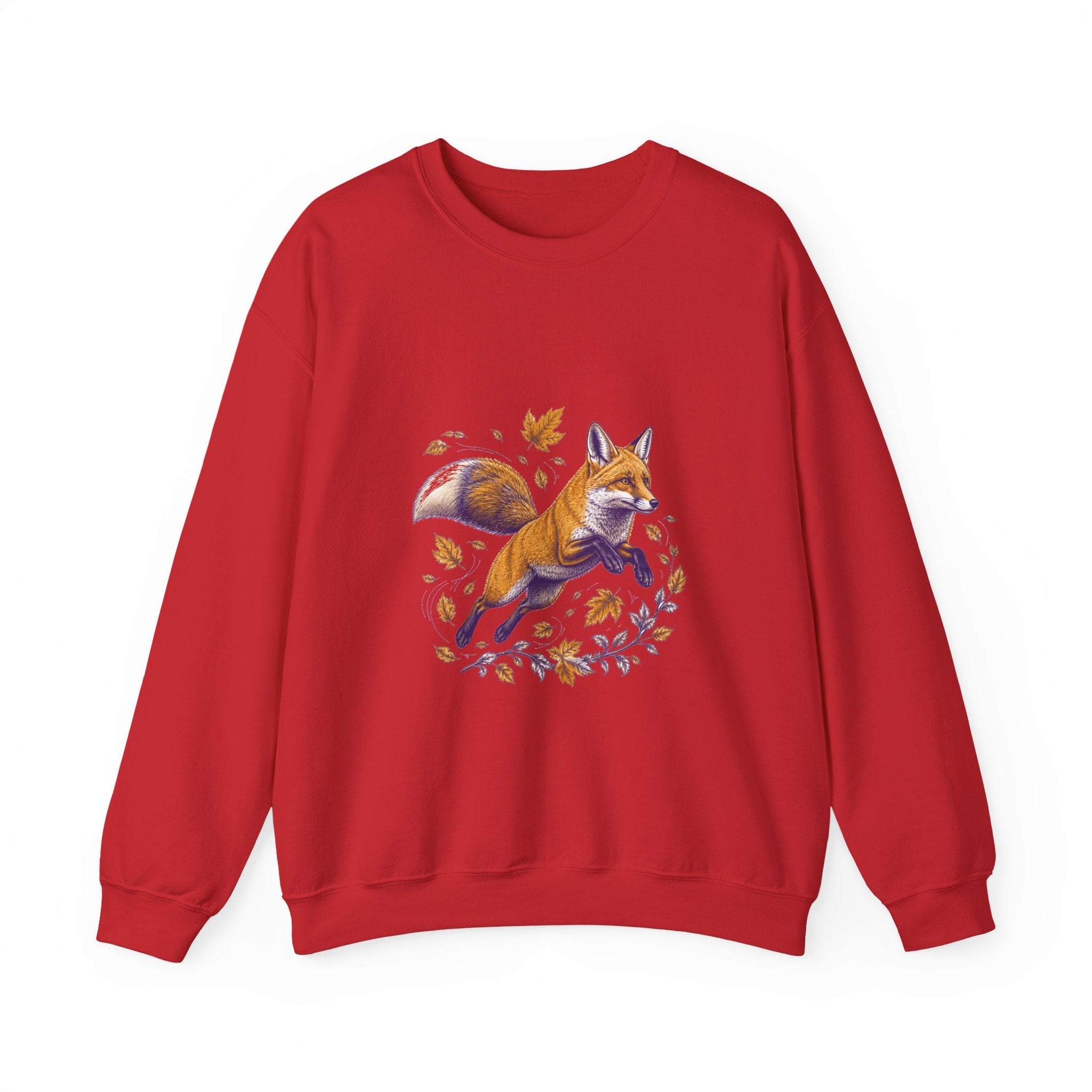 Matching Couple Sweatshirt - Fox & Rabbit Matching Couple Comfort Colors Crew Vintage Art His Hers Honeymoon Gift - Design A