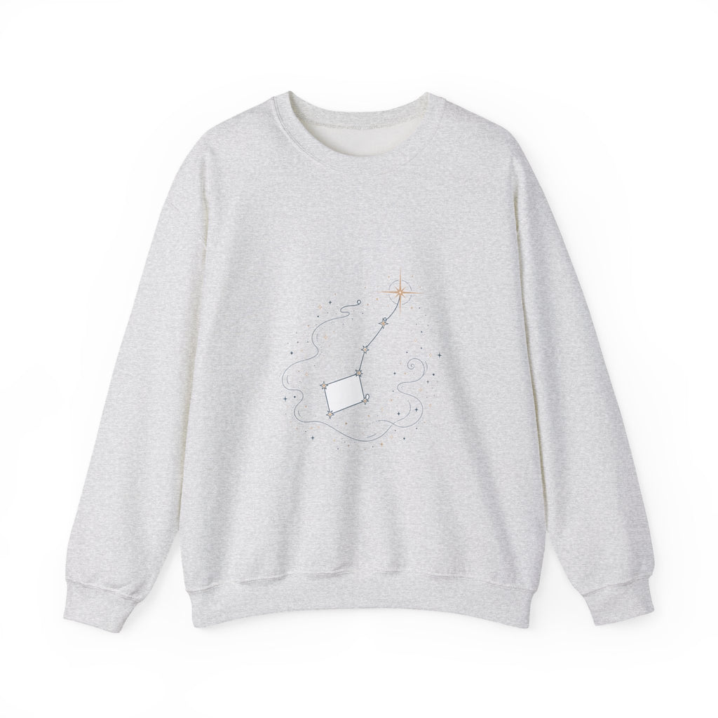 Matching Couple Sweatshirt - Big & Little Dipper Matching Couple Comfort Colors Crew Minimalist Art His Hers Christmas Gift - Design B