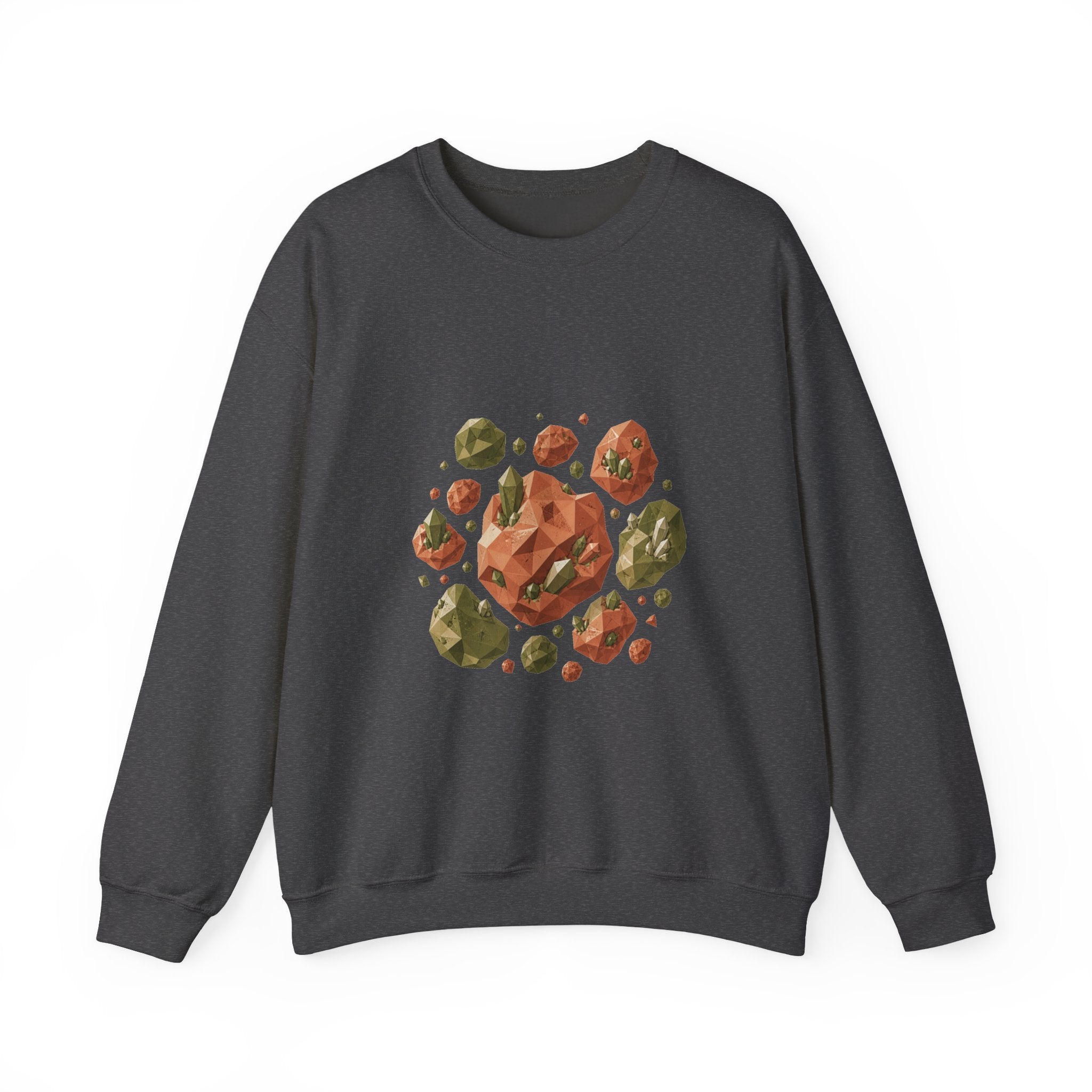 Matching Couple Sweatshirt - Comet & Asteroid Matching Couple Crewneck Sweatshirt Geometric Art His Hers Couple Gift - Design B