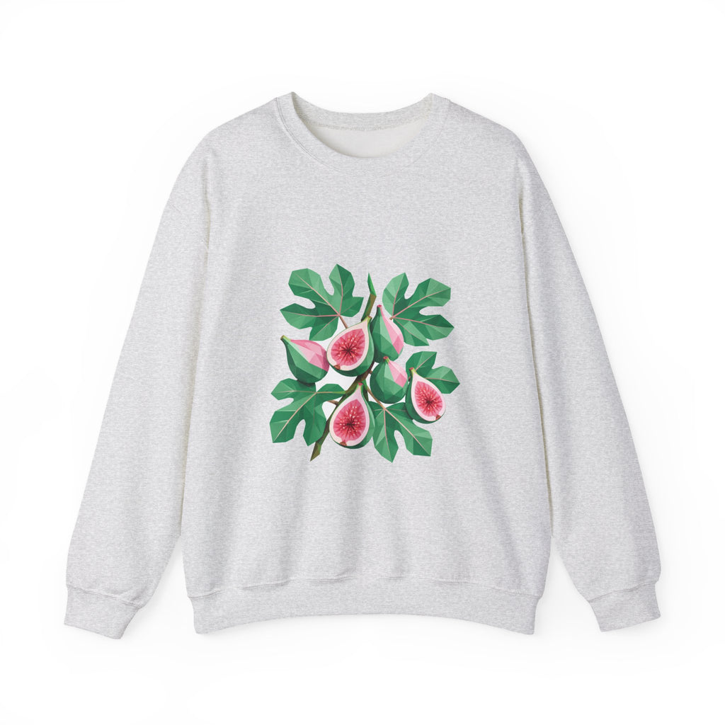 Matching Couple Sweatshirt - Olive Branch & Fig Matching Couple Comfort Colors Crew Geometric Art His Hers Love Gift - Design B