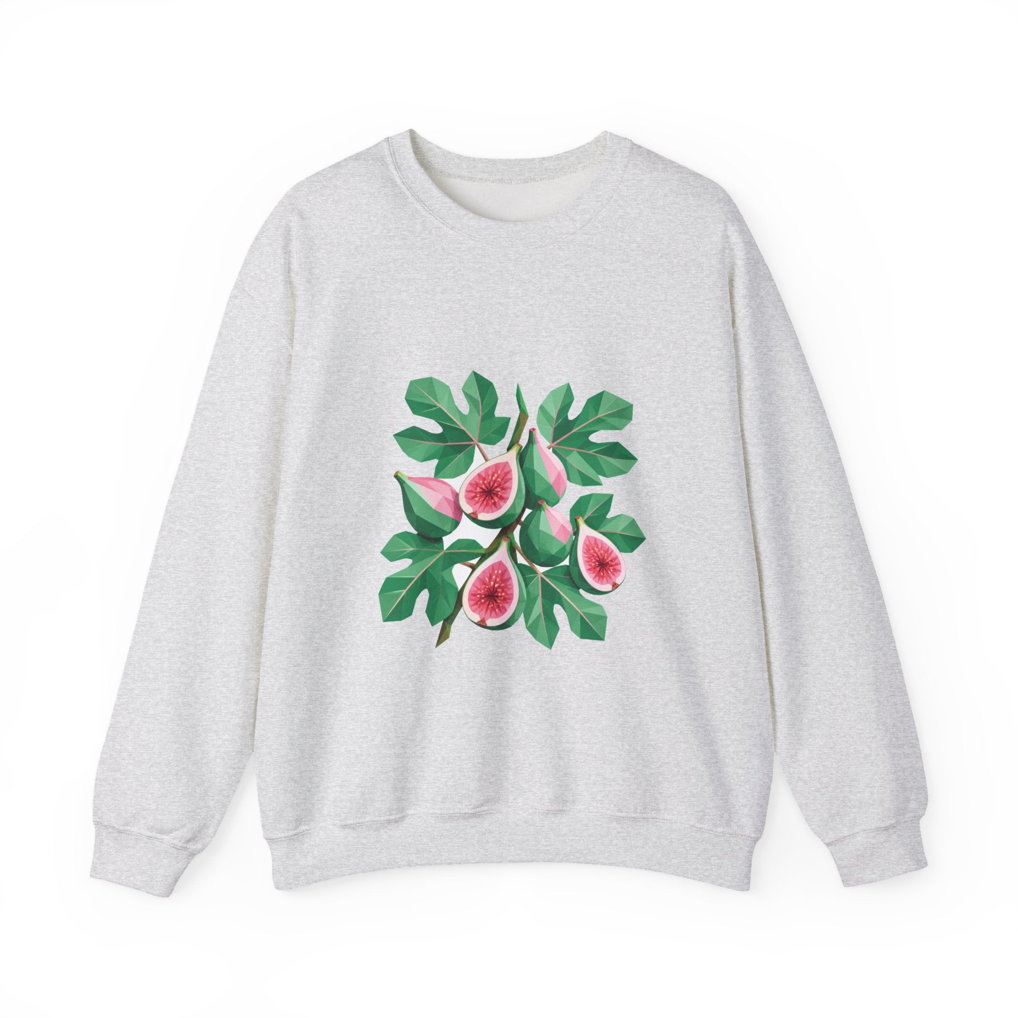 Matching Couple Sweatshirt - Olive Branch & Fig Matching Couple Comfort Colors Crew Geometric Art His Hers Love Gift - Design B