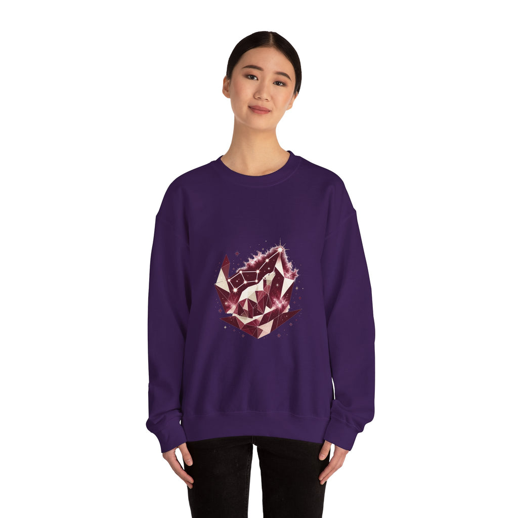 Matching Couple Sweatshirt - Big & Little Dipper Matching Couple Comfort Colors Crew Geometric Art His Hers Love Gift - Design B