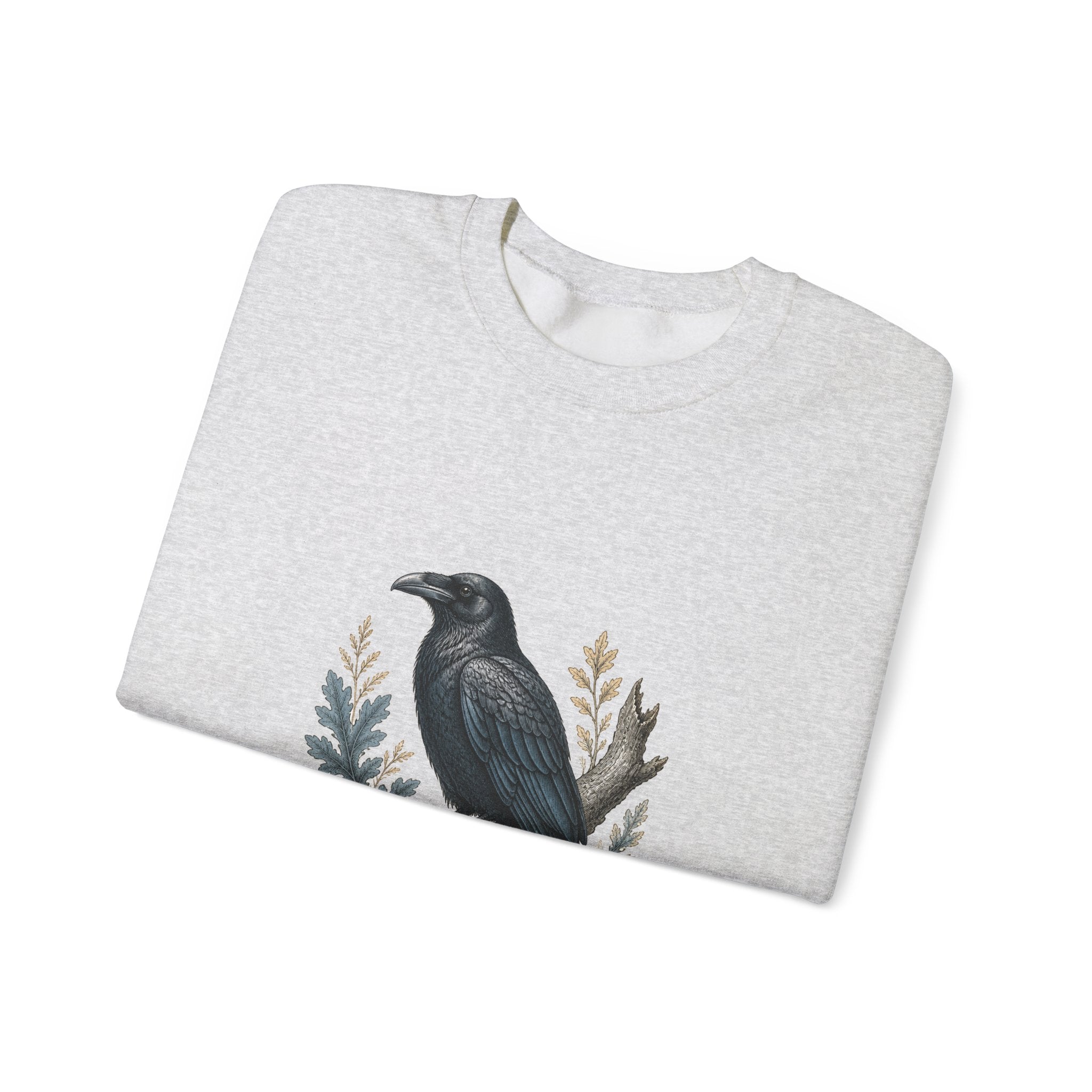 Matching Couple Sweatshirt - Raven & Swan Matching Couple Comfort Colors Crew Vintage Art His Hers Honeymoon Gift - Design A