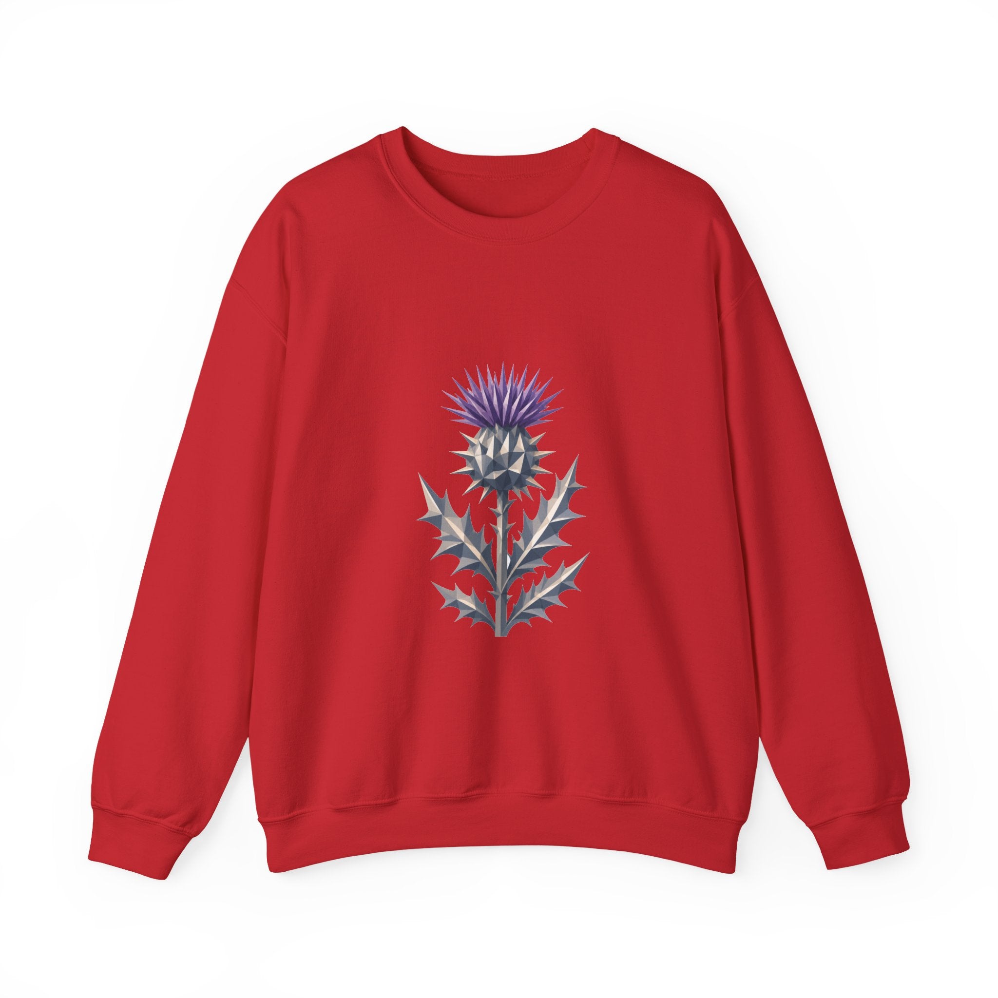 Matching Couple Sweatshirt - Lavender & Thistle Matching Couple Comfort Colors Crew Geometric Art His Hers Love Gift - Design B