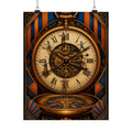 Pocket Watch Performers Wall Art Poster 18×24 Art Deco Entryway Decor Maximalist Print
