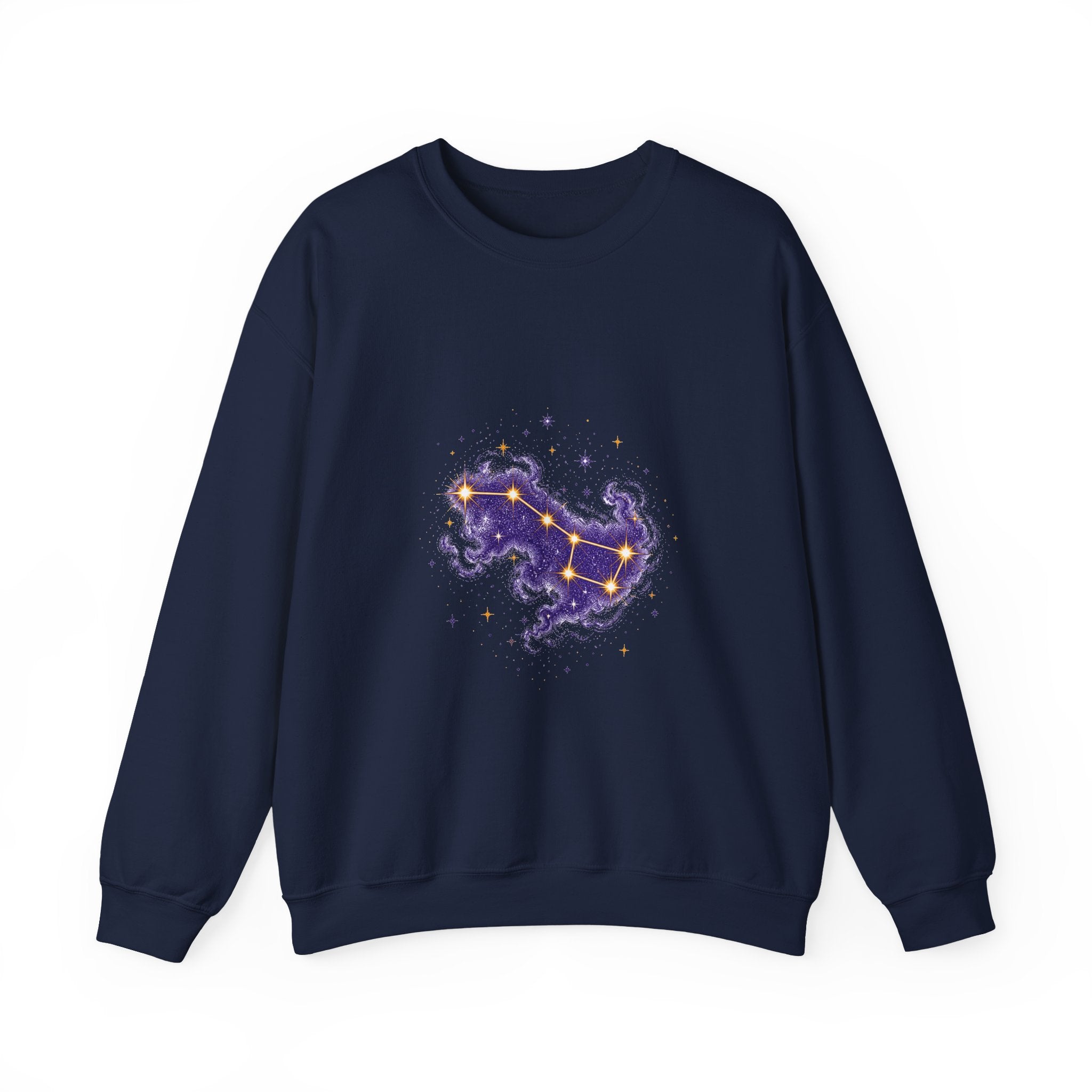 Matching Couple Sweatshirt - Big & Little Dipper Matching Couple Crewneck Sweatshirt Hand-Drawn Art His Hers Best Friend Gift - Design A