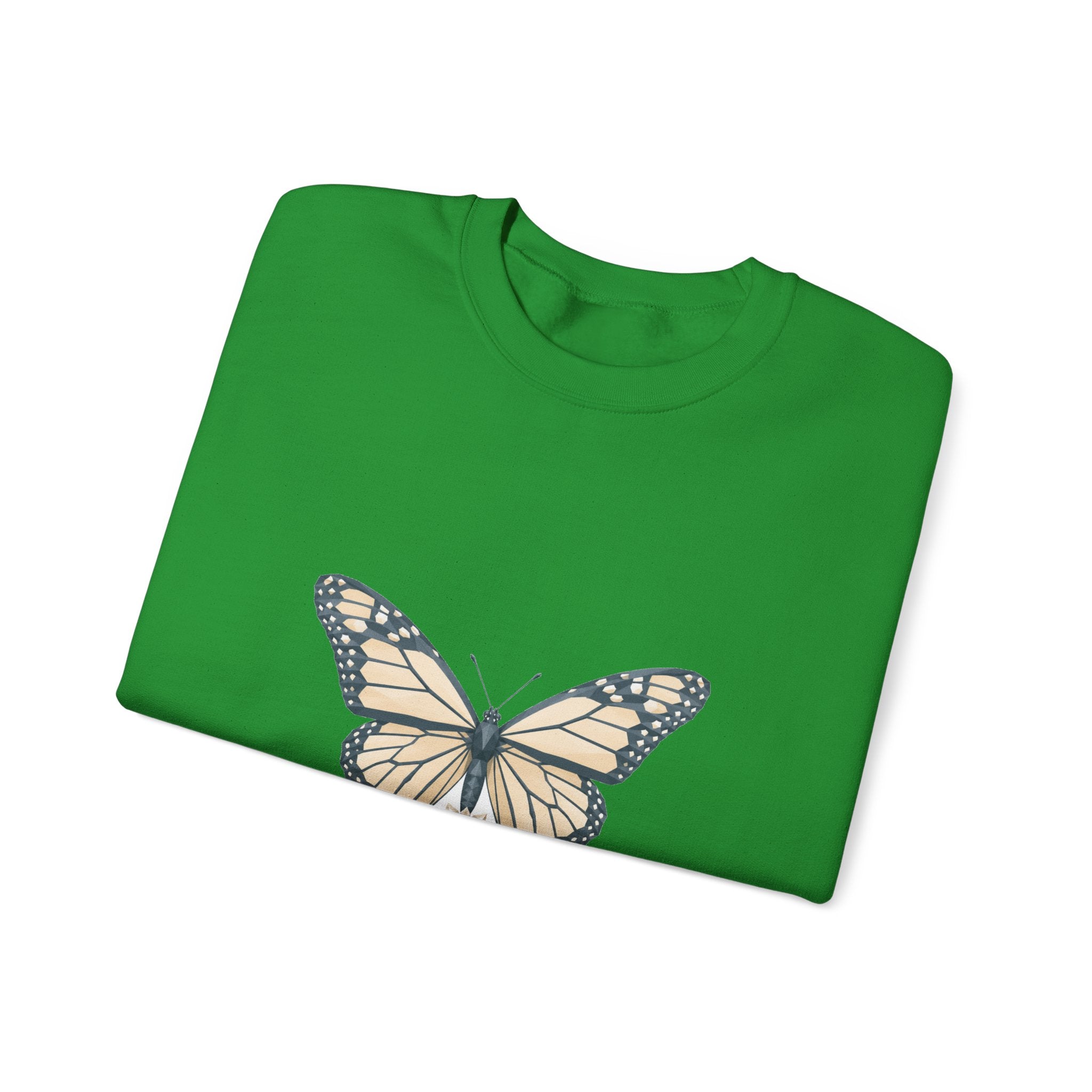 Matching Couple Sweatshirt - Butterfly & Moth Matching Couple Premium Fleece Sweatshirt Geometric Art His Hers Love Gift - Design A
