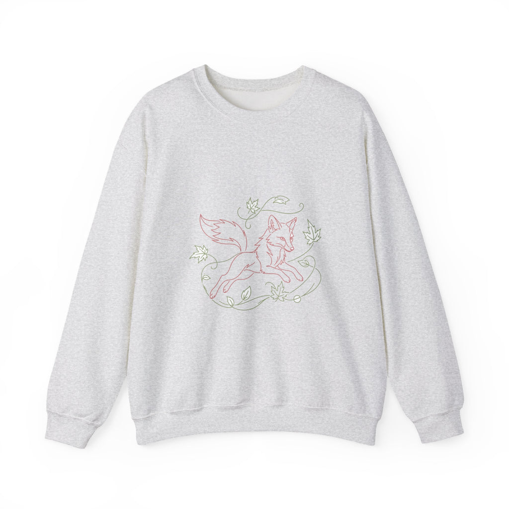 Matching Couple Sweatshirt - Fox & Rabbit Matching Couple Premium Fleece Sweatshirt Minimalist Art His Hers Christmas Gift - Design A