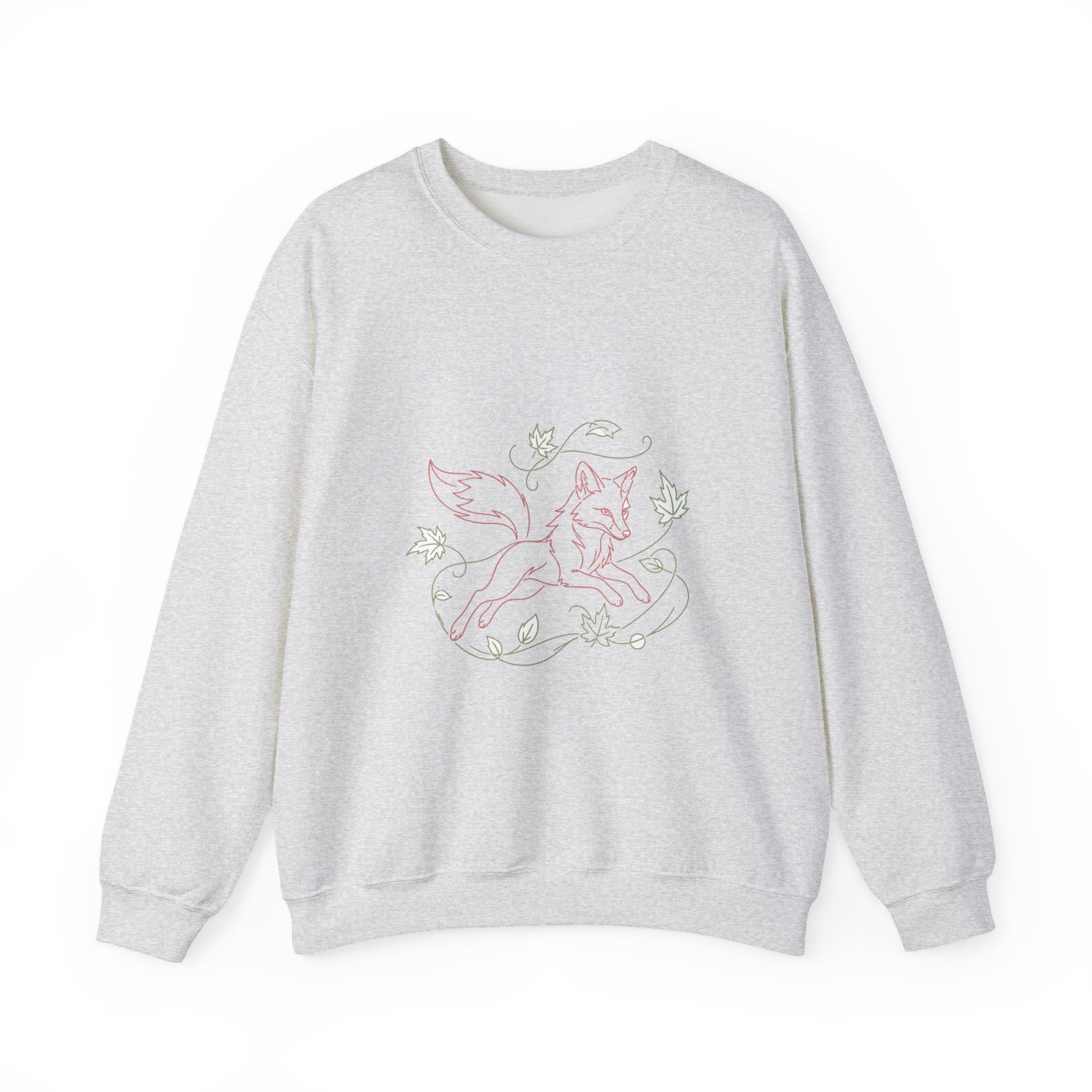 Matching Couple Sweatshirt - Fox & Rabbit Matching Couple Premium Fleece Sweatshirt Minimalist Art His Hers Christmas Gift - Design A