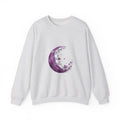 Matching Couple Sweatshirt - Waxing & Waning Moon Matching Couple Premium Fleece Sweatshirt Geometric Art His Hers Love Gift - Design A