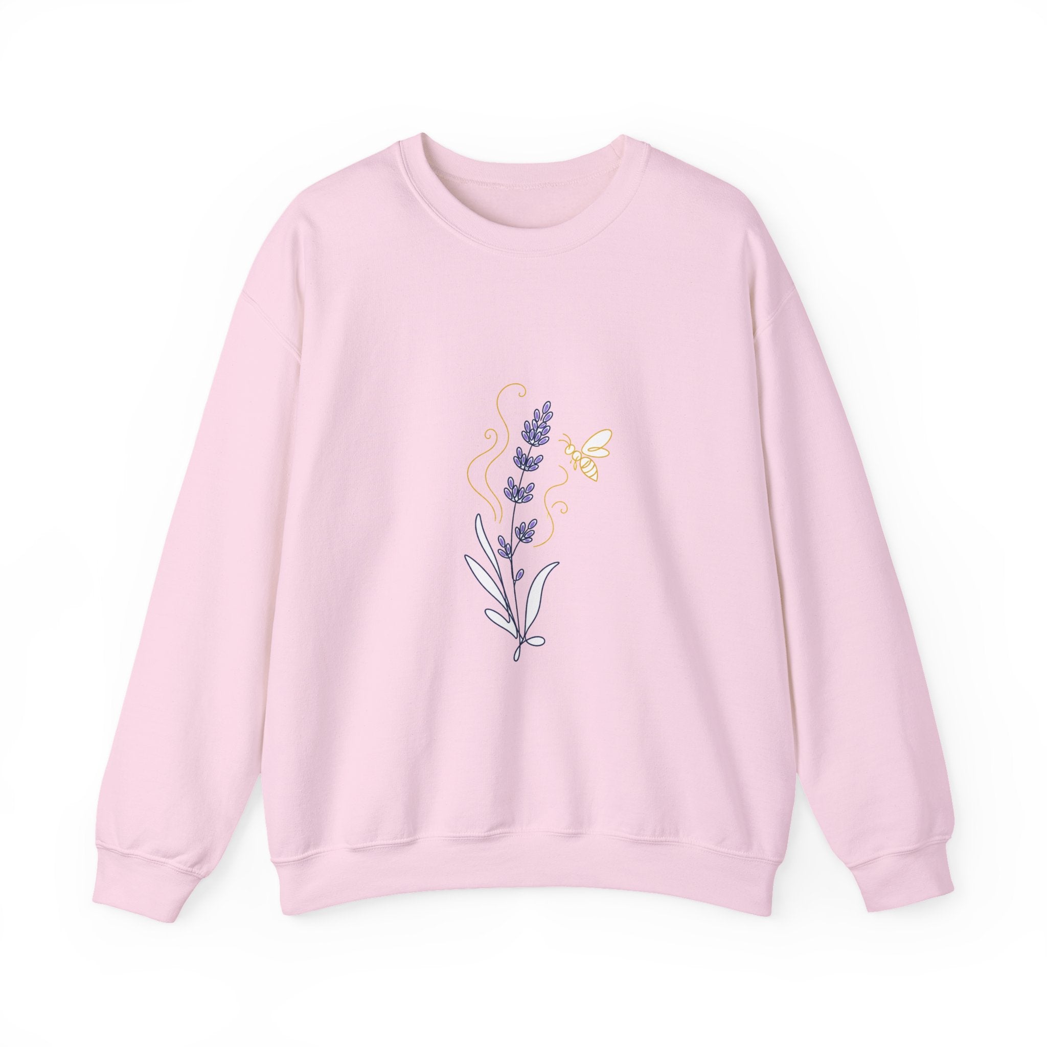 Matching Couple Sweatshirt - Lavender & Thistle Matching Couple Comfort Colors Crew Minimalist Art His Hers Christmas Gift - Design A