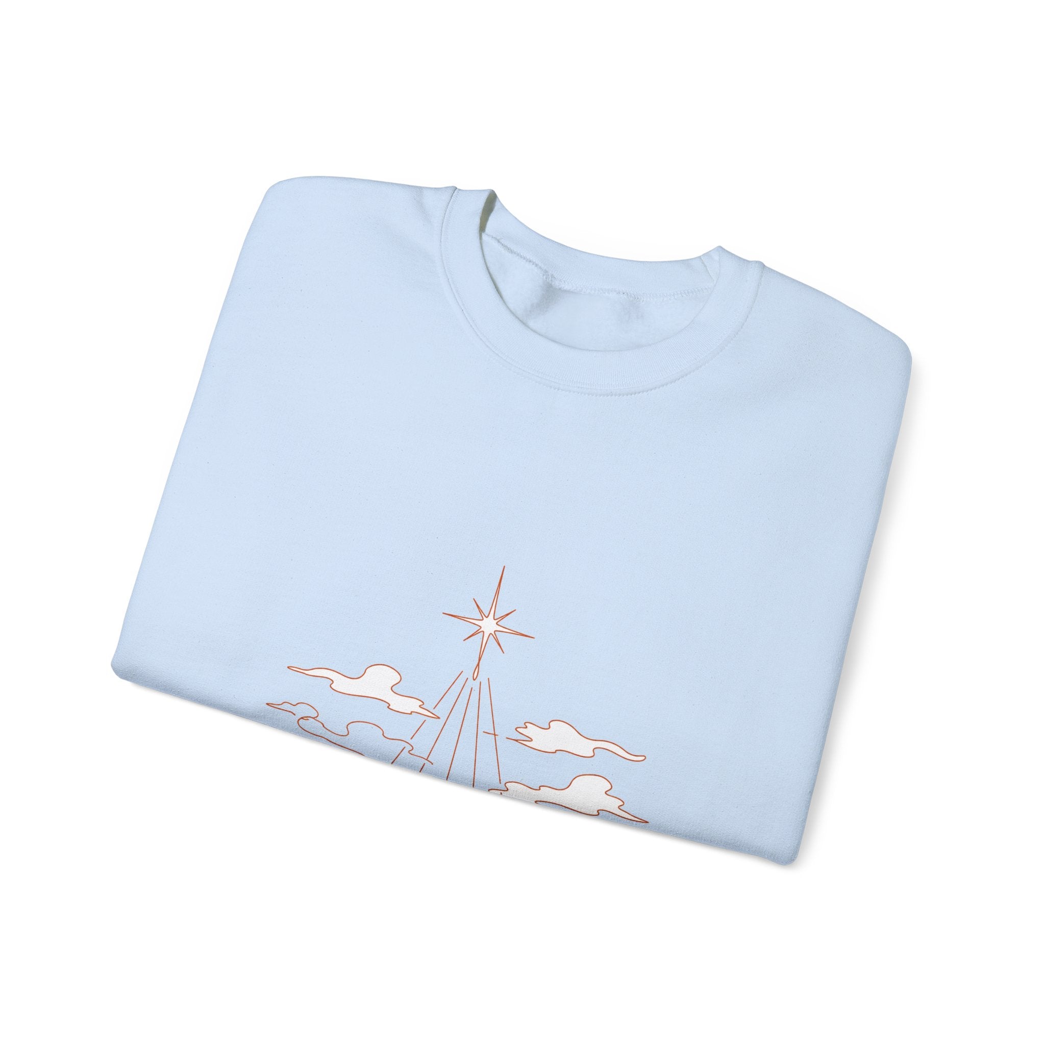 Matching Couple Sweatshirt - Evening & Morning Star Matching Couple Premium Fleece Sweatshirt Minimalist Art His Hers Christmas Gift - Design A