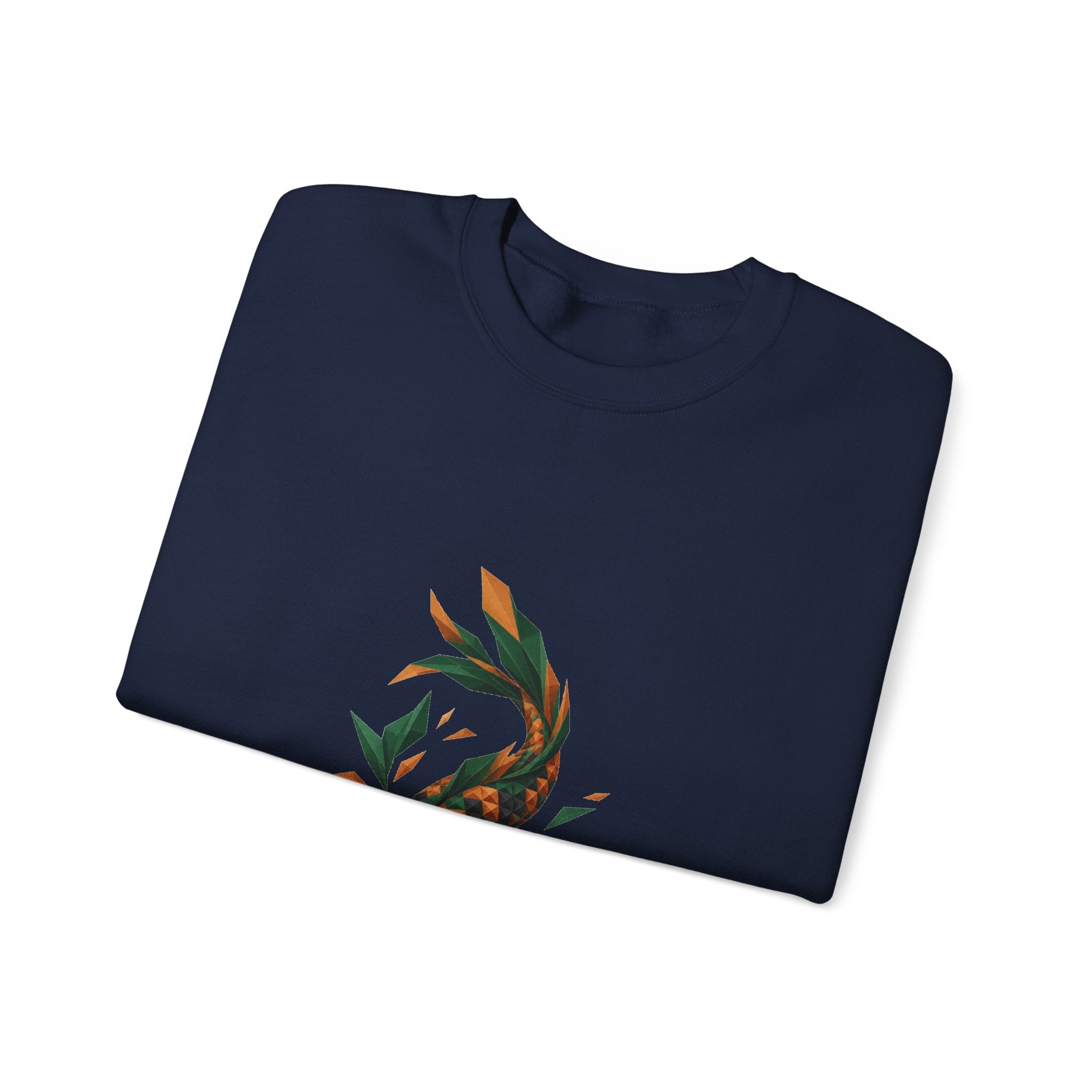 Matching Couple Sweatshirt - Koi Fish Yin Yang Matching Couple Comfort Colors Crew Geometric Art His Hers Love Gift - Design B