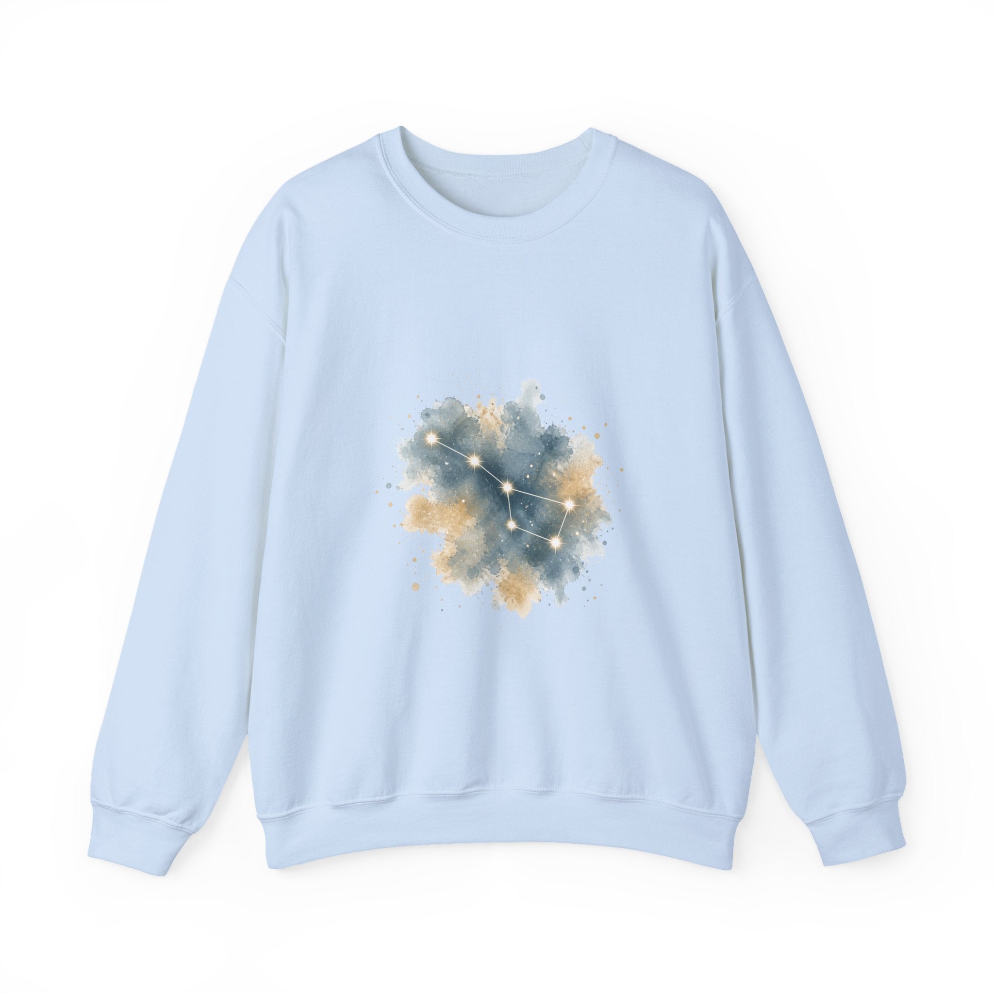 Matching Couple Sweatshirt - Big & Little Dipper Matching Couple Premium Fleece Sweatshirt Watercolor Art His Hers Birthday Gift - Design A