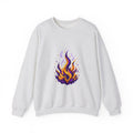 Matching Couple Sweatshirt - Wildfire & Waterfall Matching Couple Comfort Colors Crew Geometric Art His Hers Love Gift - Design A