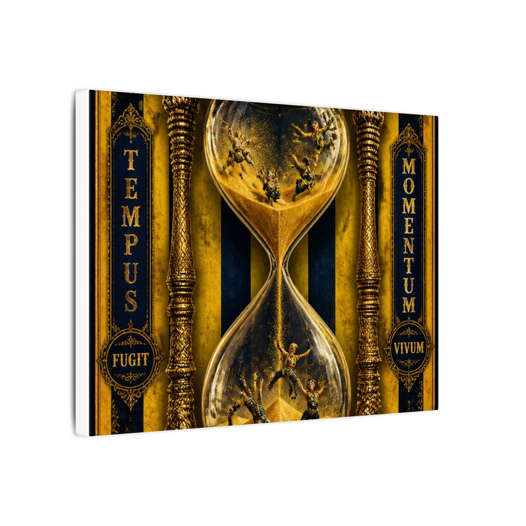 Hourglass Acrobats Wall Art Canvas 16×20 Baroque Home Office Decor Maximalist Print