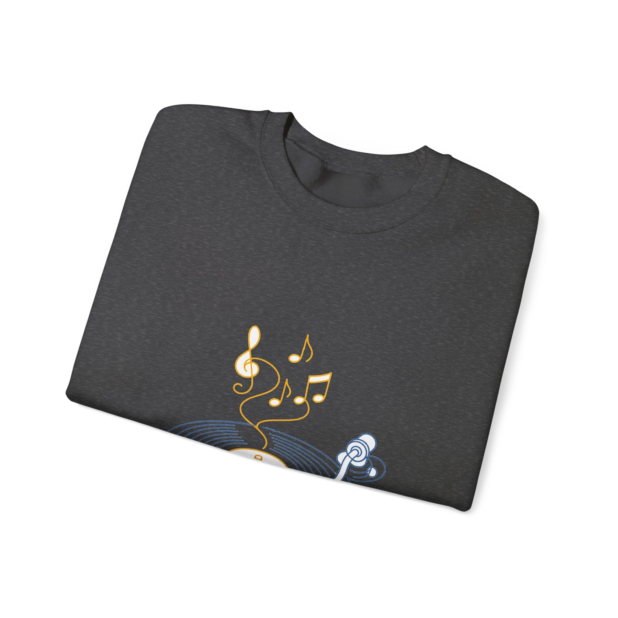 Matching Couple Sweatshirt - Vinyl & Cassette Matching Couple Premium Fleece Sweatshirt Minimalist Art His Hers Christmas Gift - Design A