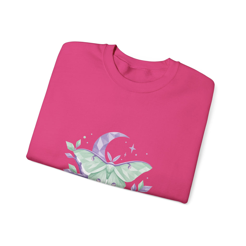 Matching Couple Sweatshirt - Butterfly & Moth Matching Couple Comfort Colors Crew Geometric Art His Hers Love Gift - Design B