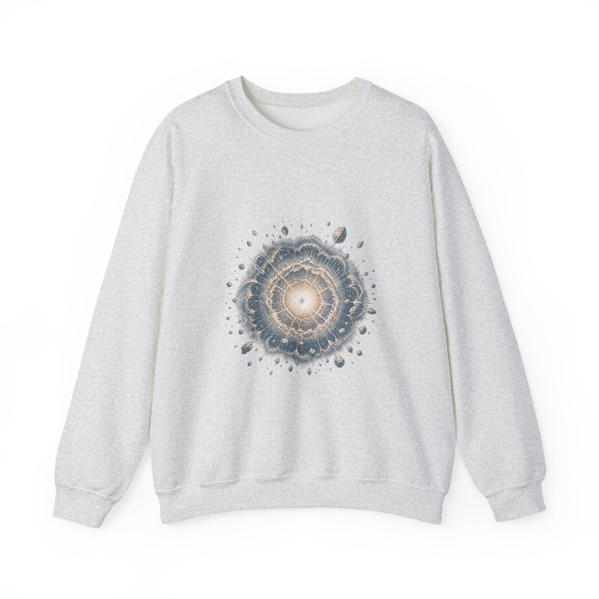 Matching Couple Sweatshirt - Galaxy & Supernova Matching Couple Comfort Colors Crew Vintage Art His Hers Honeymoon Gift - Design B