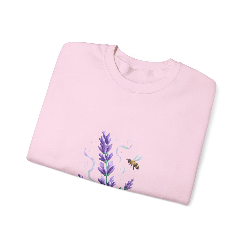 Matching Couple Sweatshirt - Lavender & Thistle Matching Couple Premium Fleece Sweatshirt Geometric Art His Hers Love Gift - Design A