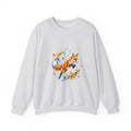 Matching Couple Sweatshirt - Fox & Rabbit Matching Couple Comfort Colors Crew Watercolor Art His Hers Birthday Gift - Design A