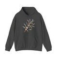 Matching Couple Sweatshirt - Olive Branch & Fig Matching Couple Hooded Sweatshirt Geometric Art His Hers Couple Gift - Design A
