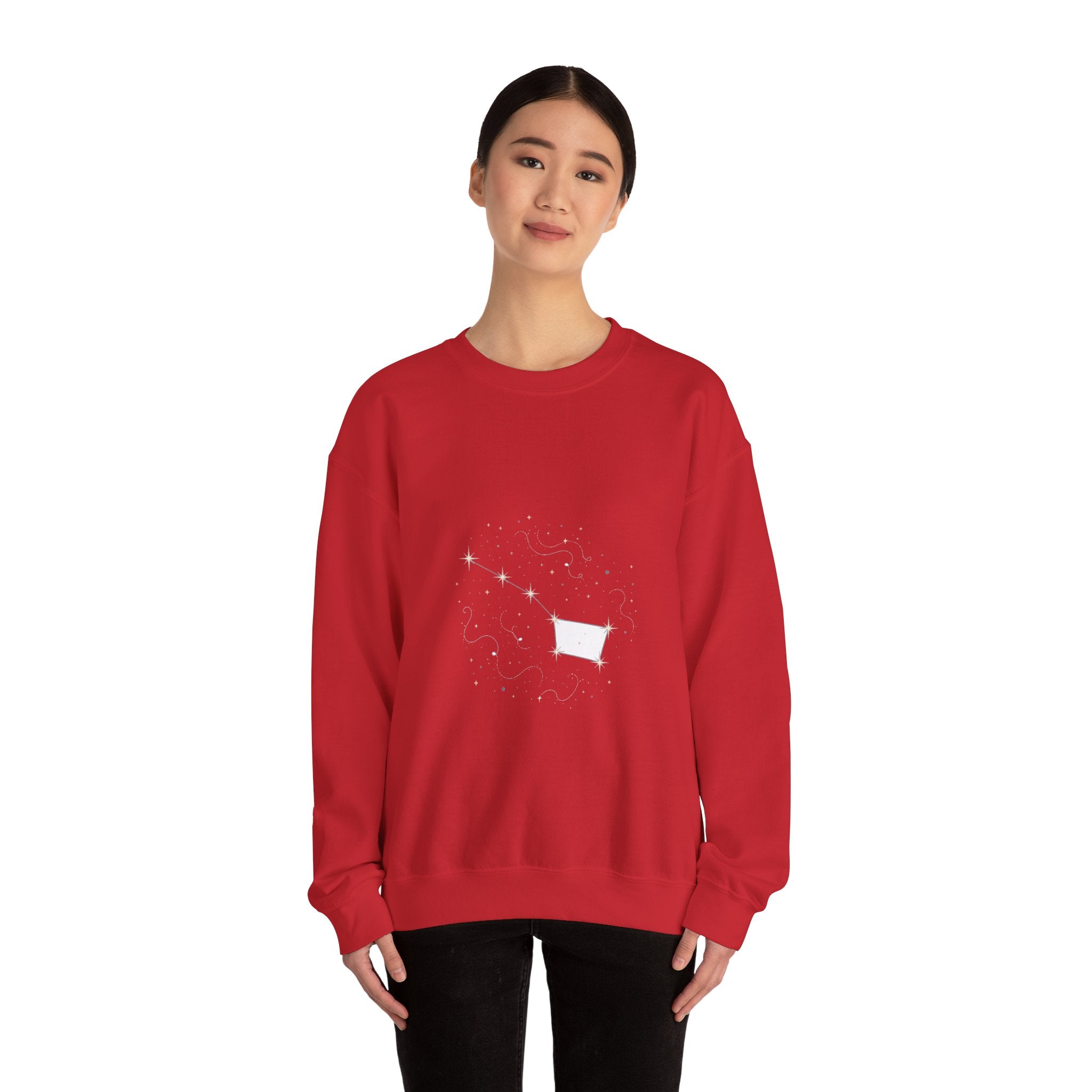 Matching Couple Sweatshirt - Big & Little Dipper Matching Couple Comfort Colors Crew Minimalist Art His Hers Christmas Gift - Design A