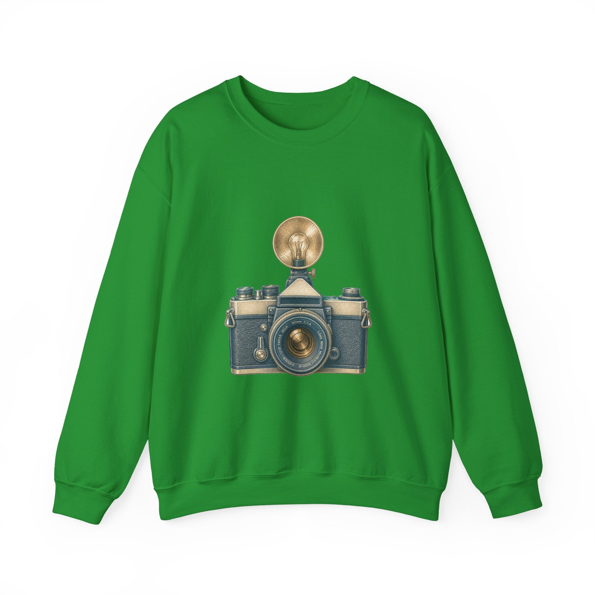 Matching Couple Sweatshirt - Camera & Film Matching Couple Comfort Colors Crew Vintage Art His Hers Honeymoon Gift - Design A