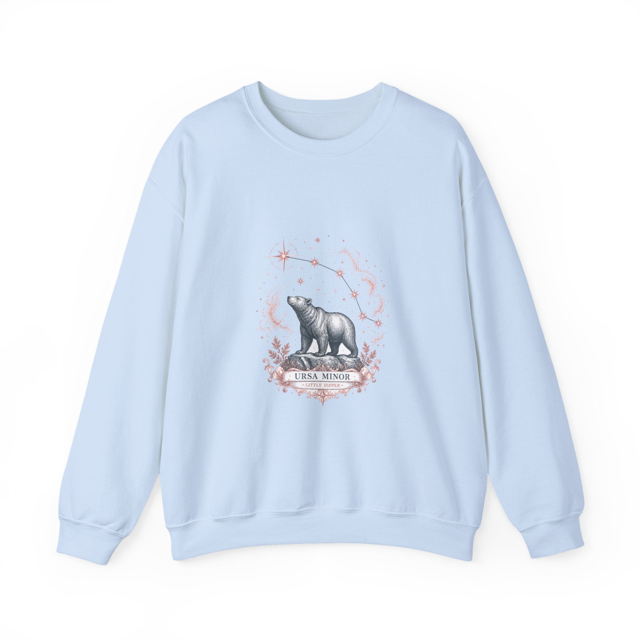 Matching Couple Sweatshirt - Big & Little Dipper Matching Couple Premium Fleece Sweatshirt Vintage Art His Hers Honeymoon Gift - Design B