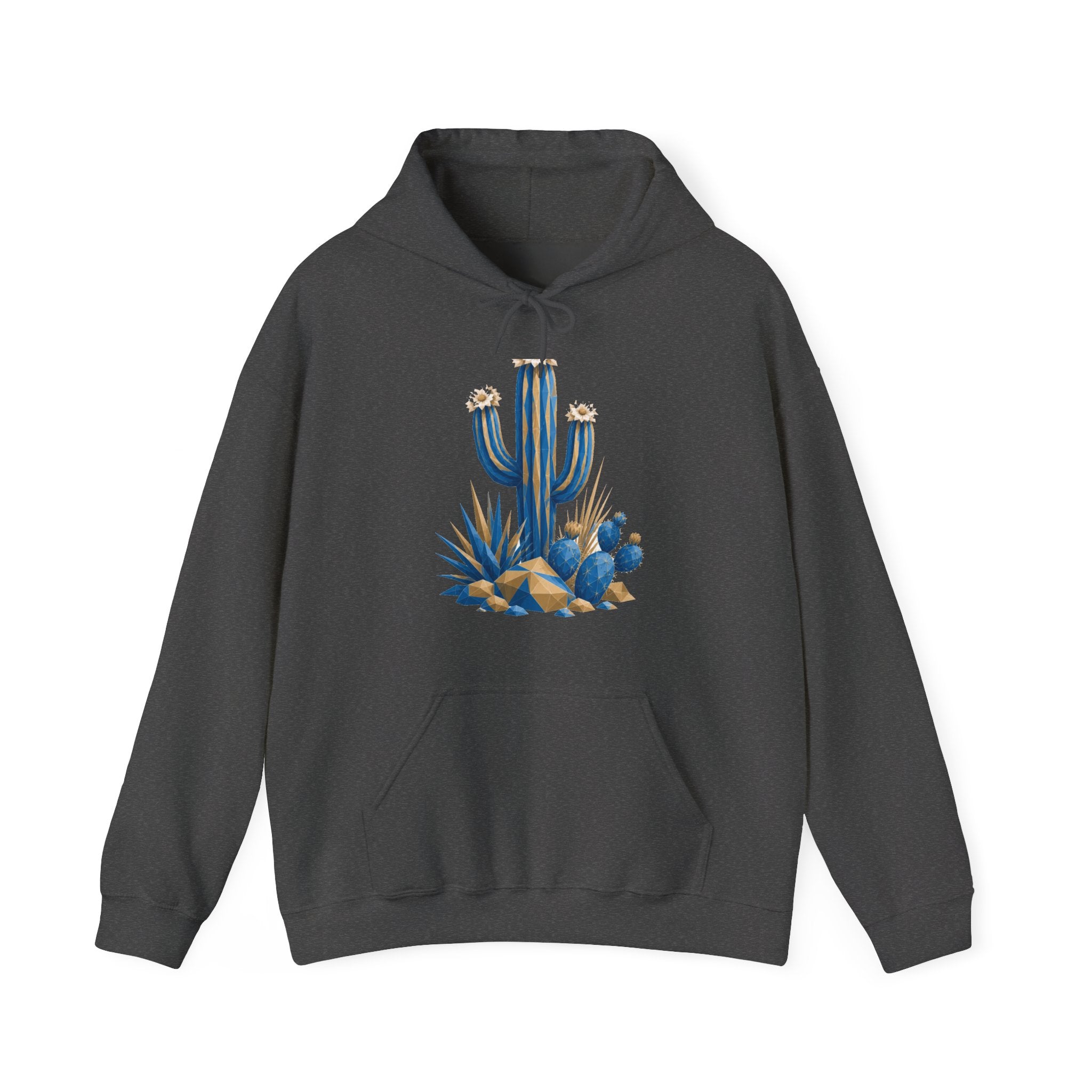 Matching Couple Sweatshirt - Desert & Rainforest Matching Couple Hooded Sweatshirt Geometric Art His Hers Couple Gift - Design A