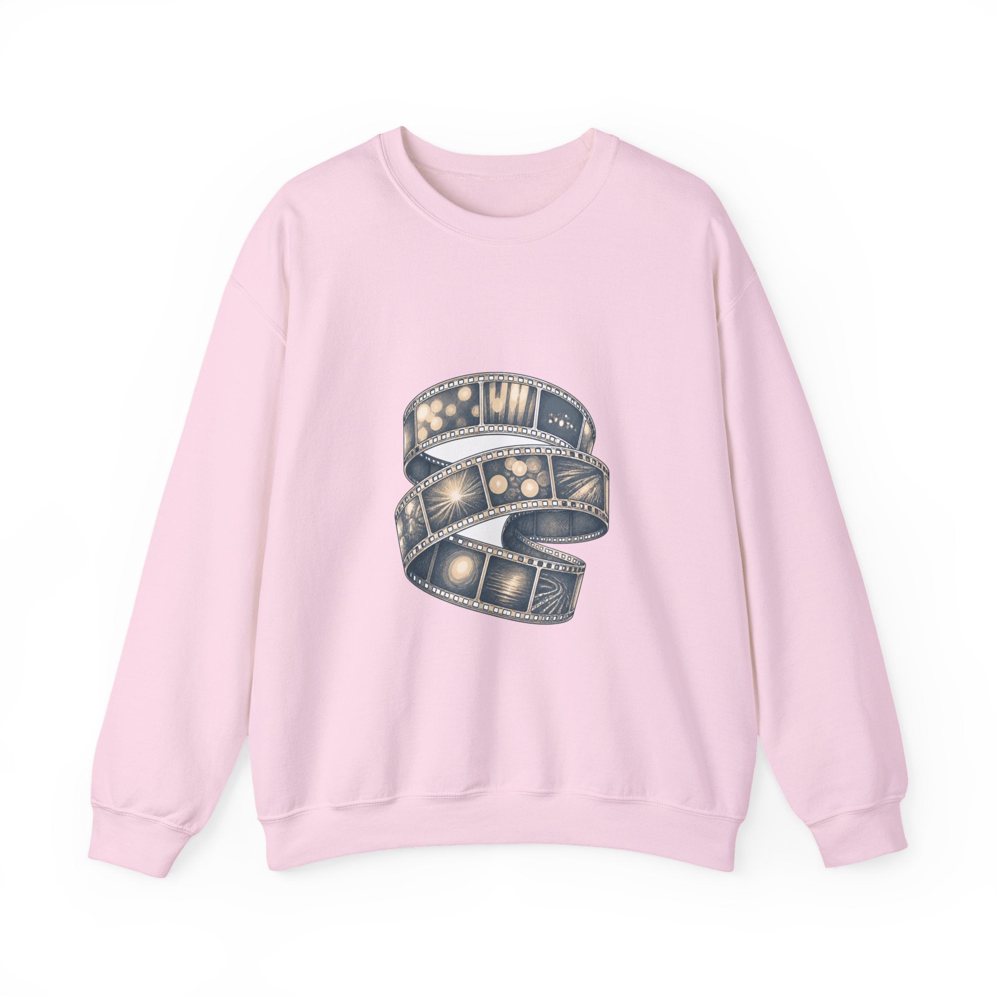 Matching Couple Sweatshirt - Camera & Film Matching Couple Premium Fleece Sweatshirt Hand-Drawn Art His Hers Anniversary Gift - Design B
