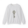Matching Couple Sweatshirt - Key & Lock Matching Couple Comfort Colors Crew Geometric Art His Hers Love Gift - Design A