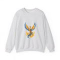 Matching Couple Sweatshirt - Dragon & Phoenix Matching Couple Comfort Colors Crew Watercolor Art His Hers Birthday Gift - Design B